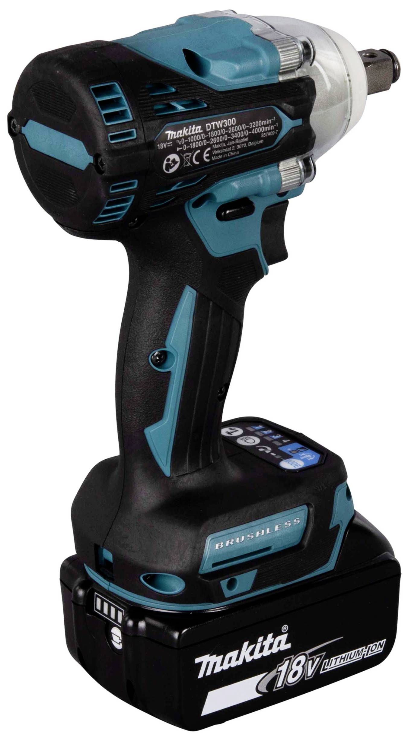 A cordless impact driver with a green and black housing and an 18V lithium-ion battery, suitable for construction and repair work.