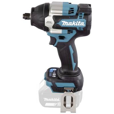 Makita cordless impact driver in blue and black with silver highlights, compact design, prominent branding, suitable for screw-driving tasks.