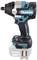 Makita cordless impact driver in blue and black with silver highlights, compact design, prominent branding, suitable for screw-driving tasks.