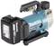 Portable vacuum pump by Makita, model DVP180, powered by an 18V battery. Suitable for various applications in workshops.