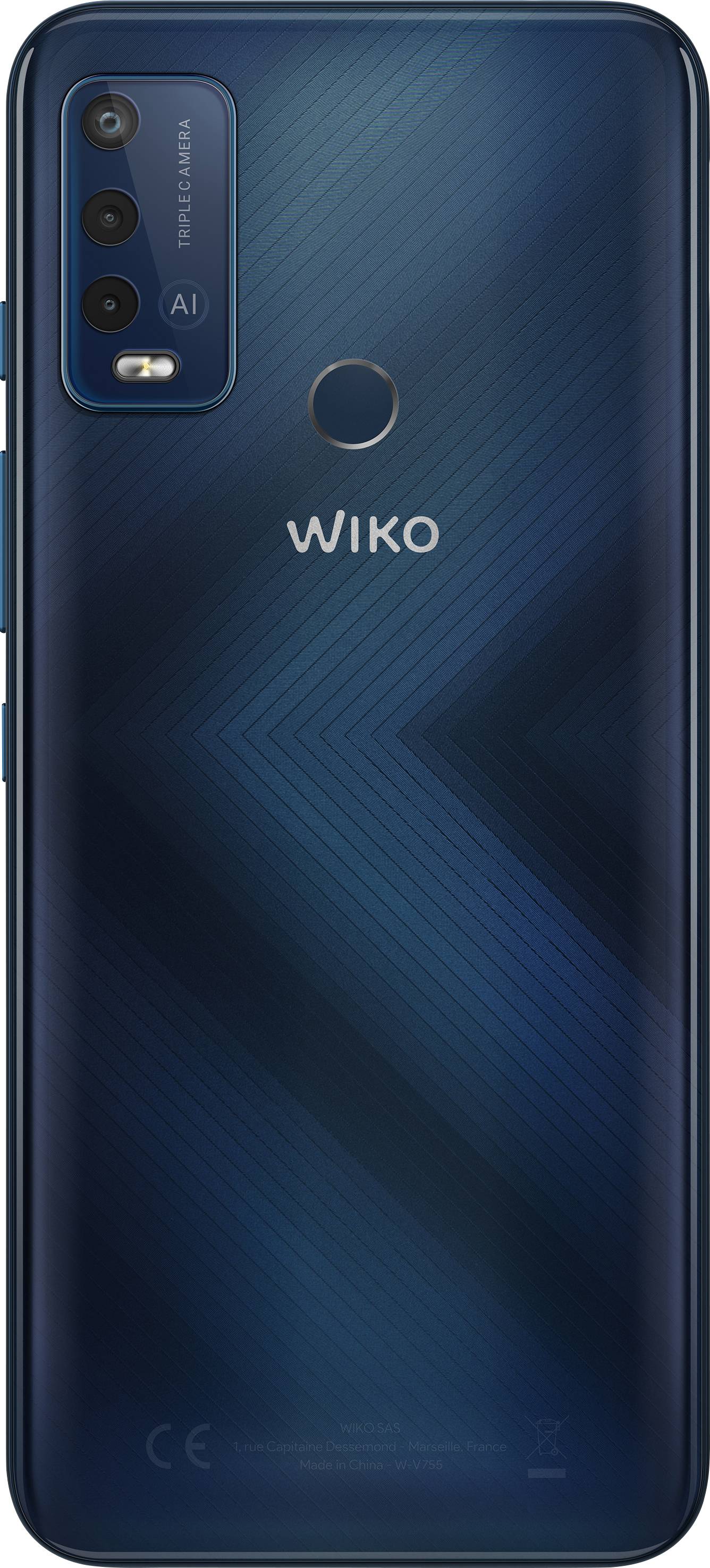 WIKO Mobile Power U30 EU 64 GB Carbon, Blue 17.3 cm (6.82 inch) Smartphone-3