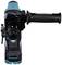 Makita Cordless Hammer Drill with Ergonomic Handle, Black and Turquoise, for Powerful Drilling and Chiselling in Concrete and Masonry.