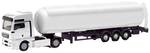 N Miki MAN TGX XXL tank semi-trailer, white