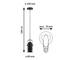 Black hanging lamp with cylindrical shade, 180 cm long. Ceiling mounting Ø 100 mm, lampshade Ø 80 mm. Suitable for light bulbs up to max. 70 mm wide.