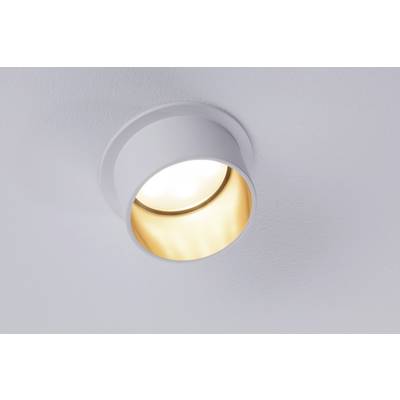 Ceiling light with warm white illumination.