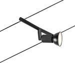 Wire set Salt max5x10W GU5.3 black (matt)/chrome 12V DC 60VA plastic/metal
