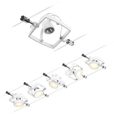 Paulmann 94440 CorDuo Cardan Kabelsysteem, DC, maximaal 5x 10 watt, aanvulling, zwart mat, metaal, GU5,3, zonder verlichtingsmiddel Paulmann 94440 CorDuo Cardan Kabelsysteem, DC, maximaal 5x 10 watt, aanvulling, zwart mat, metaal, GU5,3, zonder verlichtingsmiddel