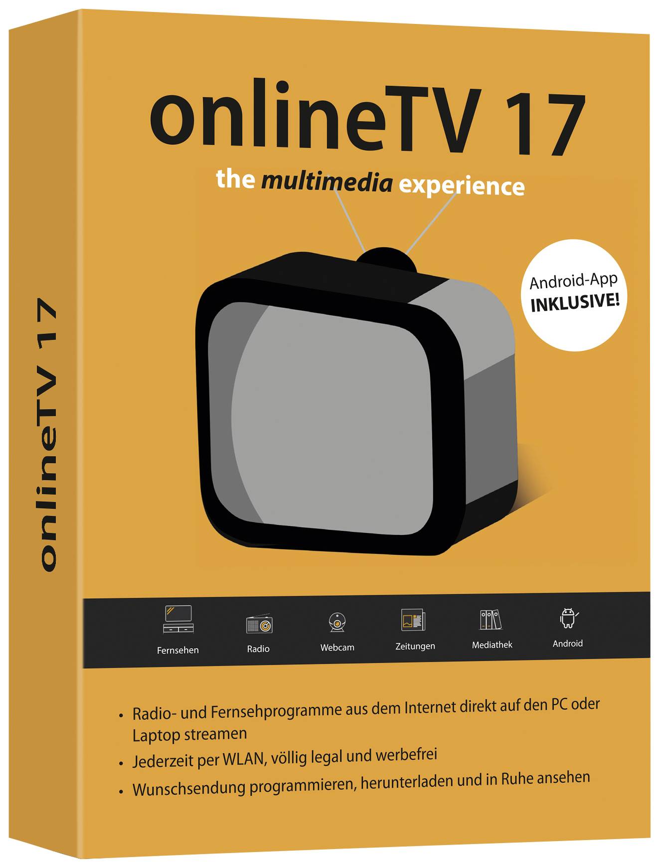 OnlineTV 17 Full version, 1 licence Windows Multimedia-0