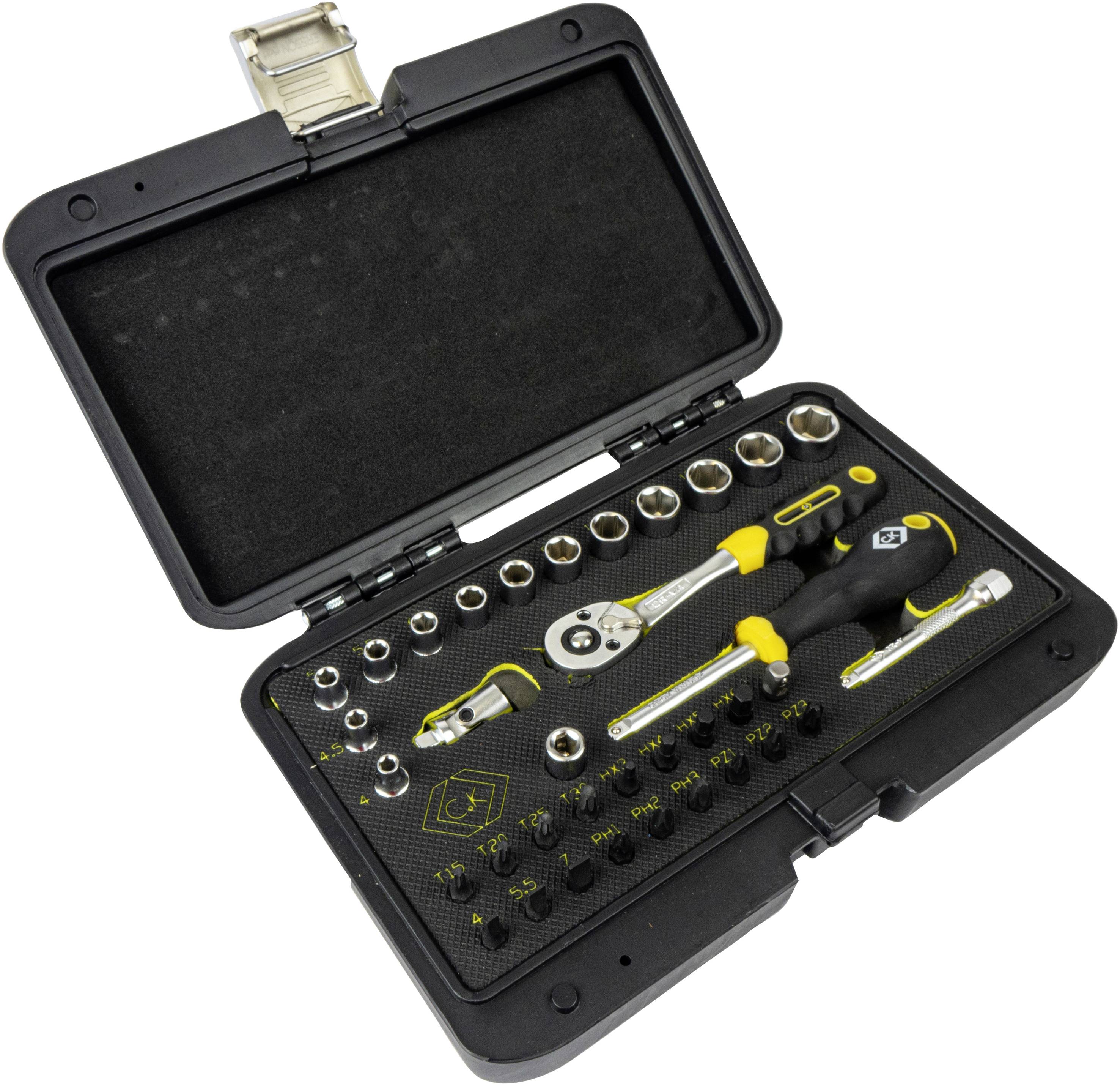 C.K T4660 Bit set Metric 1/4 36-piece T4660