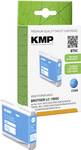 KMP Ink cartridge replaced Brother LC1000C Cyan