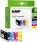 'KMP inkjet cartridges multipack' compatible with Brother LC-1000VALBPDR, contains black, cyan, magenta, yellow, reducing CO2 by 542g.