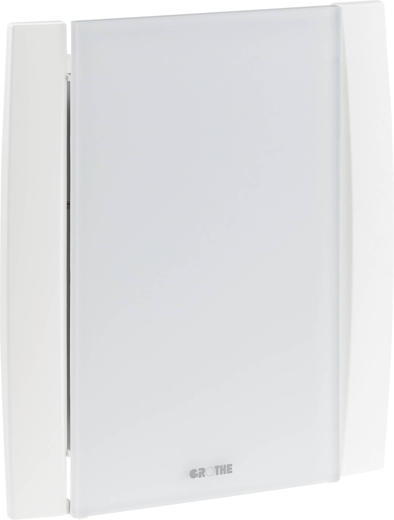White wall-mounted medicine cabinet with mirrored door and side shelf, shown closed on a plain white background.