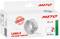 A box of Meto label rolls, suitable for hand labellers. Printed with 'Labels for Hand Labellers', size 26x16 mm.