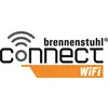 'Brennenstuhl Connect WiFi' logo with a stylised Wi-Fi symbol above and an orange rectangle containing the text 'WiFi'.