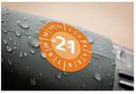 AVERY Zweckform test labels with year number (2021), vinyl, Ø 30 mm, can be handwritten, orange