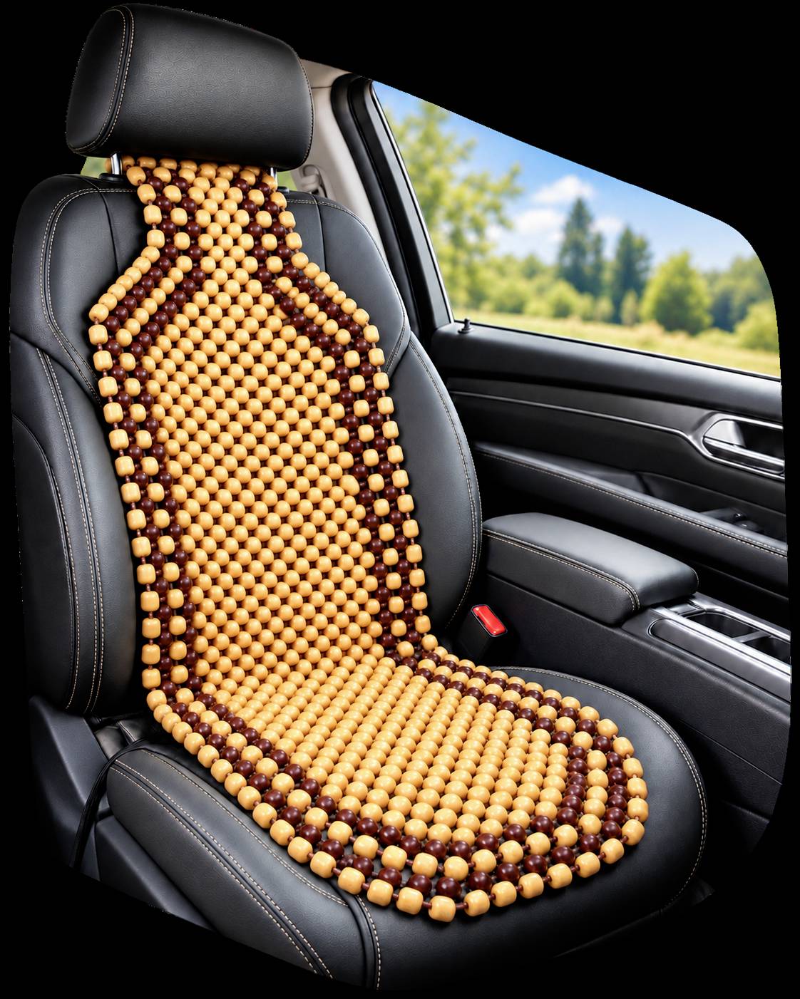 IWH Massage seat cushion Massage function 11577 Ecru