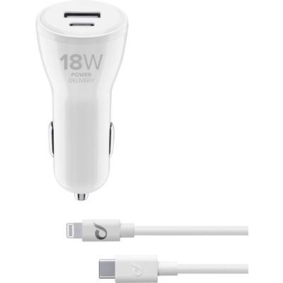 Cellularline  Car battery charger  USB, Lightning, USB-C®
