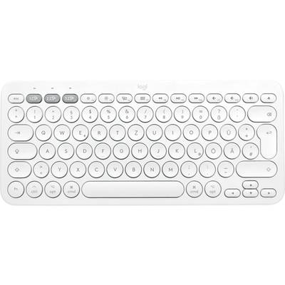 Logitech K380 Multi-Device Bluetooth® Keyboard Bluetooth® Keyboard German, QWERTZ White  