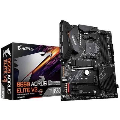 Gigabyte B550 AORUS Elite V2 Motherboard PC base AMD AM4 Form factor (details) ATX Motherboard chipset AMD® B550