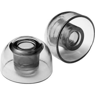 AZLA SednaEarfit Xelastec TWS (M/ML/L) In-ear Headphone earpads 3 Pair Black, Transparent-0