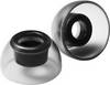 AZLA SednaEarfit Crystal TWS (SSS/SS/S) In-ear Headphone earpads 3 Pair Black, Transparent