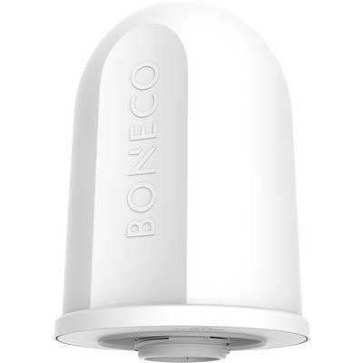 Air humidifier filter cartridge with 'BONECO' inscription, cylindrical in shape, predominantly white in colour.