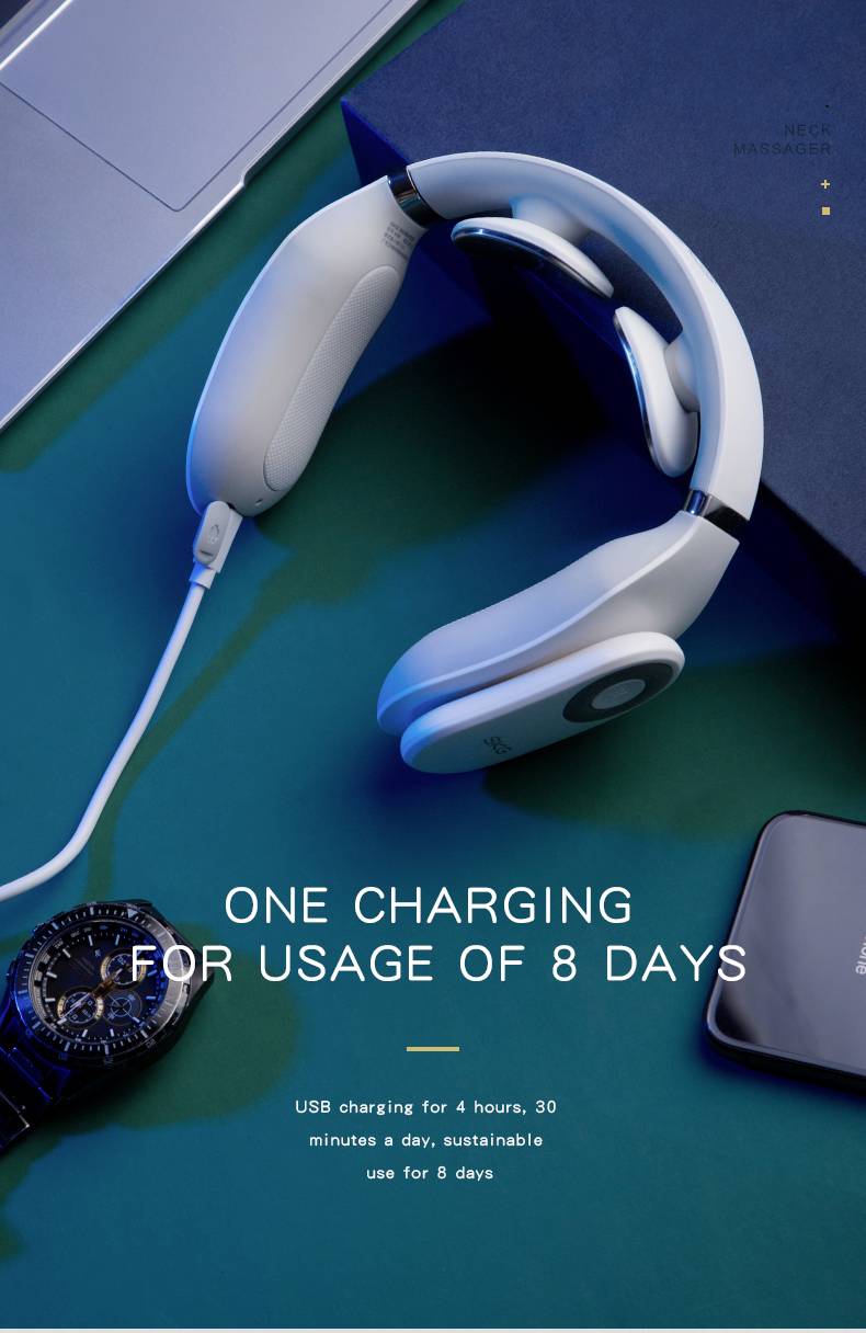 SKG 4098E Neck massager White-5