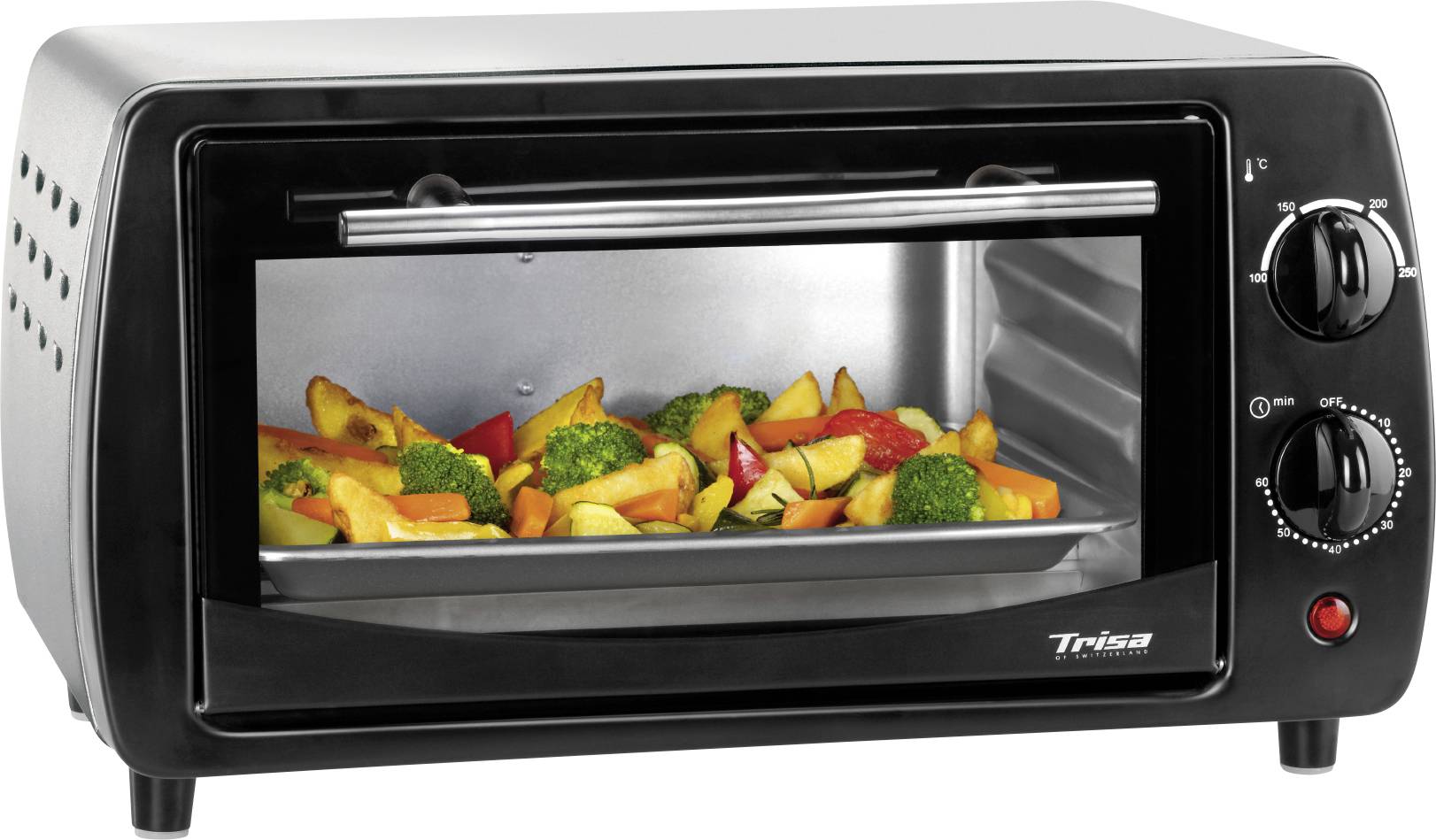 Image of Trisa Easy Fill 10 Mini oven with manual temperature settings, Timer function, corded 10 l