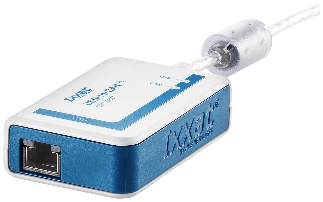 Ixxat 1.01.0281.12002 USB-to-CAN V2 compact CAN bus CAN bus, USB, RJ-45 5 V DC 1 pc(s)