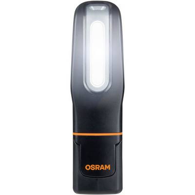 Black Osram torch standing in front of a white background, with orange brand name at the bottom.
