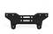 A black metal bracket with symmetrical design and multiple mounting holes, against a white background.