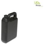 Oil canister 4L made of metal black