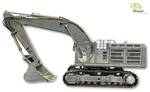 1:14 74t tracked digger kit made of stainless steel with hydraulics