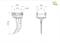 Technical drawing of a gripper arm with dimensions: 130.56 high, 69.5 wide. Side view shows serrated blade. Manufacturer 'thicon models'.