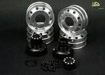 1:16 Aluminum wheel set drive axle hub black pair