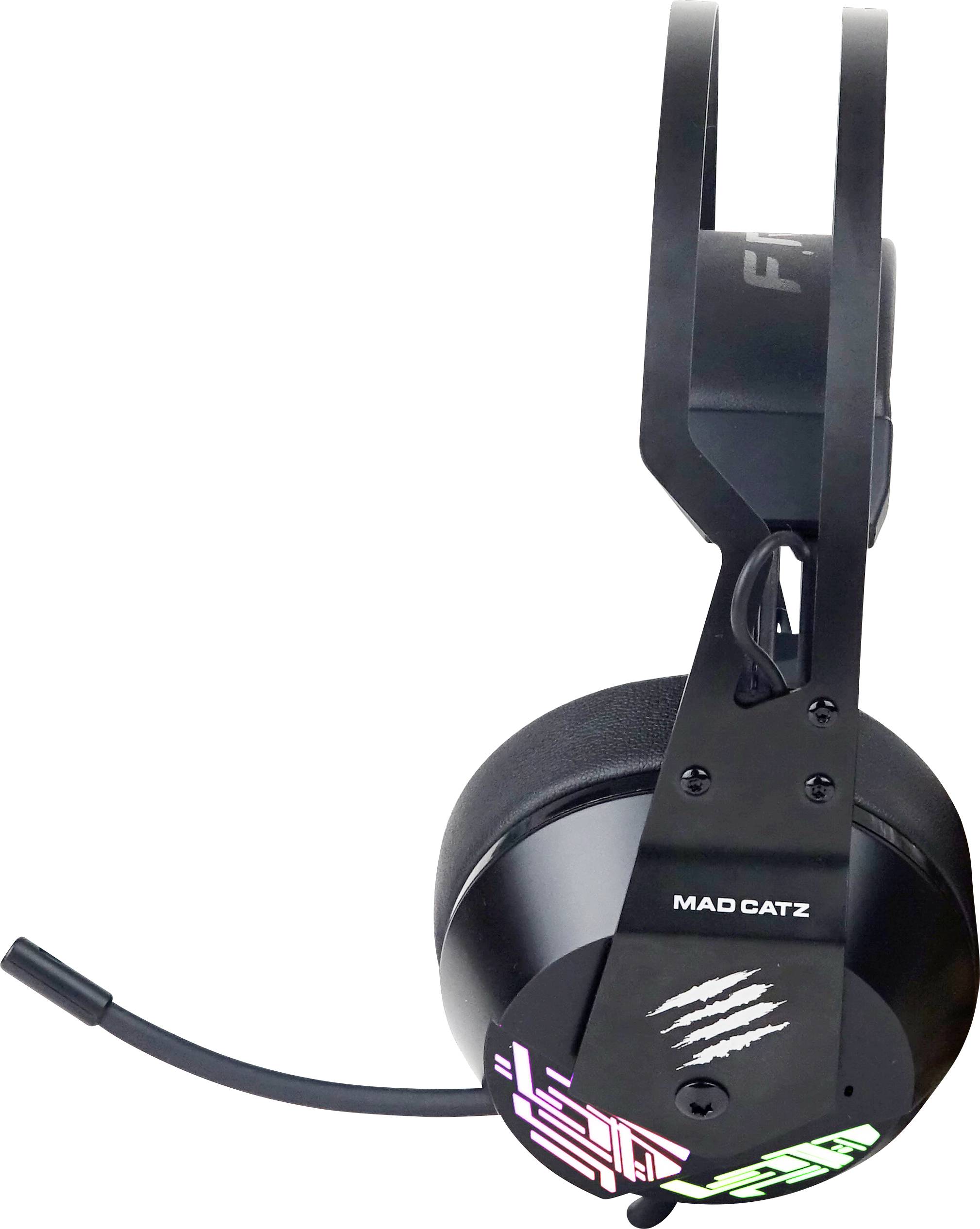 MadCatz F.R.E.Q. 4 Stereo Over-ear headset Corded (1075100) 7.1 Surround Black Noise cancelling Volume control, Micropho-2