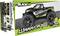 Remote-Control 'BlackZon Warrior Monster Truck' Toy Packaging, Black and Green Design, Maximum Speed 33 km/h.