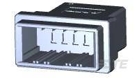 A silver USB Type-A port in close-up, depicted in a technical diagram illustrating the components.