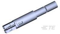 A silver, cylindrical metal pin with a raised section and a square end, likely a technical component.