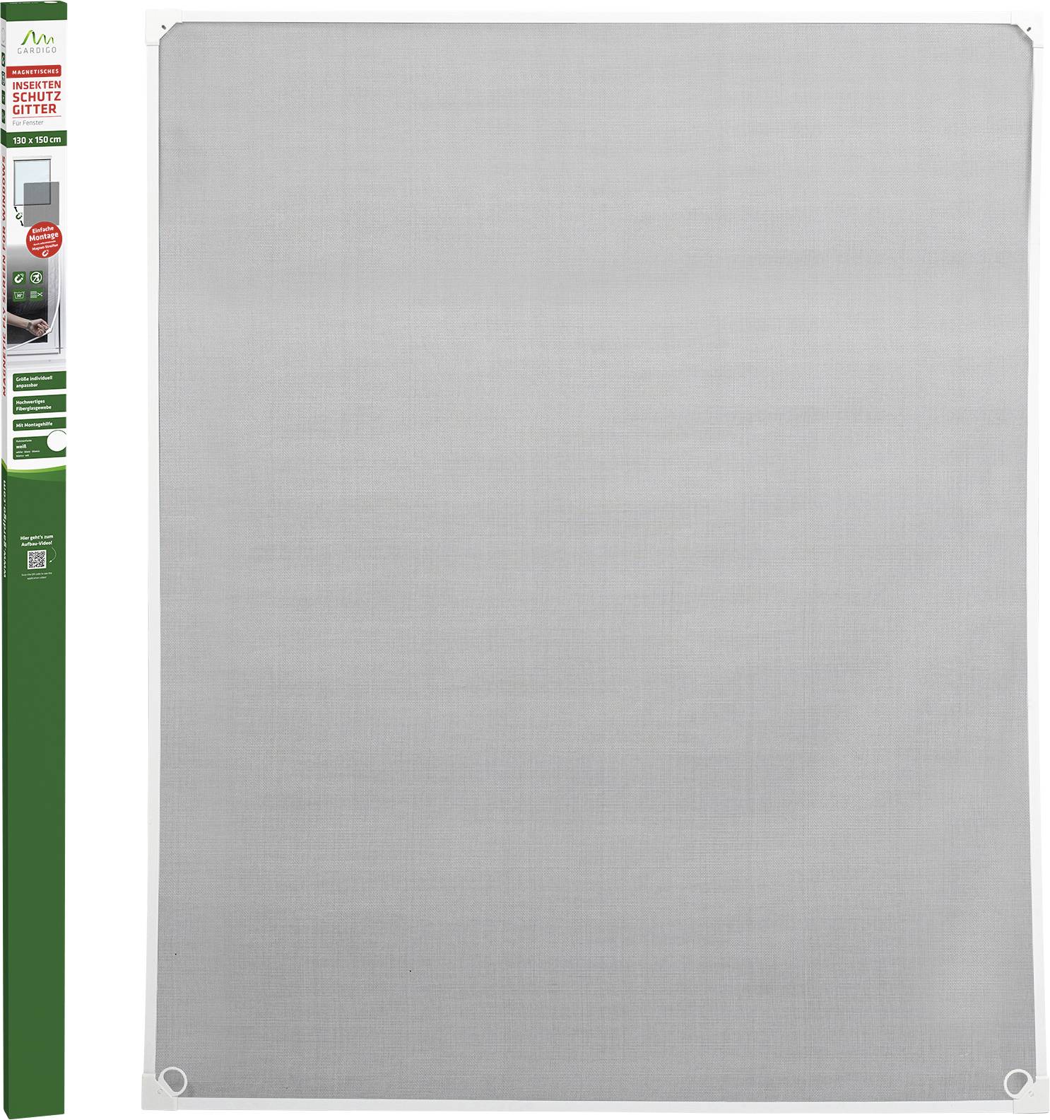 Gardigo 25304 Fly screen (W x H) 1300 mm x 1500 mm White 1 pc(s)-2