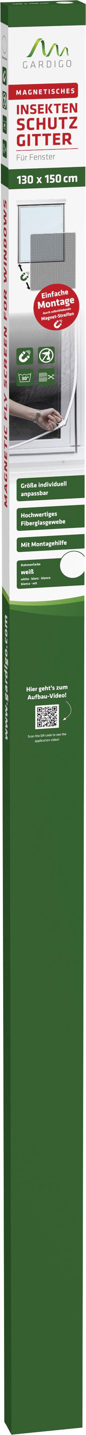 Gardigo 25304 Fly screen (W x H) 1300 mm x 1500 mm White 1 pc(s)-3