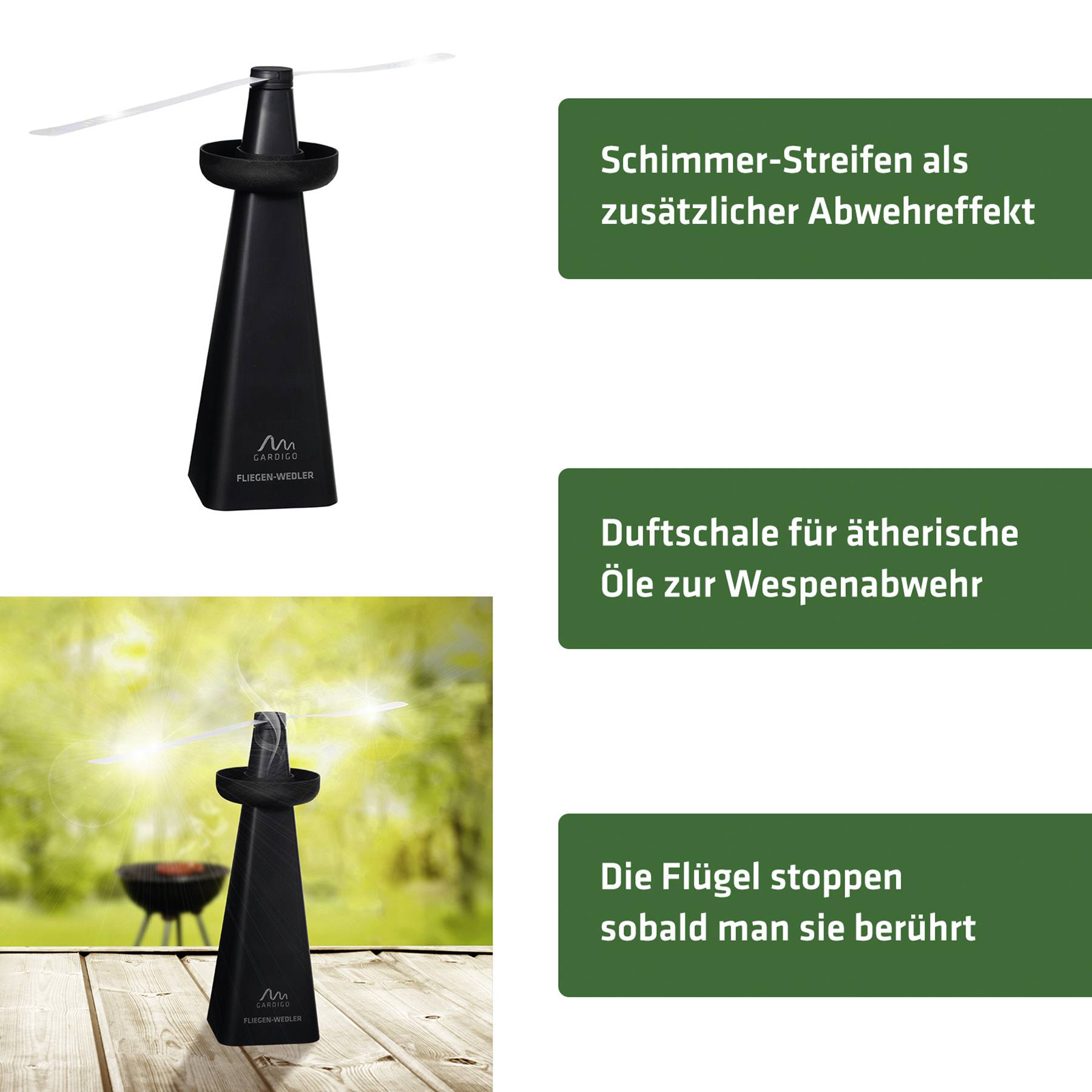 Gardigo 25180 Insect repeller Deterrent, Repellant (W x H x D) 80 x 250 x 80 mm 1 pc(s)-7