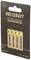 Package of four rechargeable AAA batteries, Voltcraft brand, 1.2 V, 600 mAh, NiMH technology.