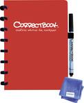 Correctbook DIN A5 red ruled
