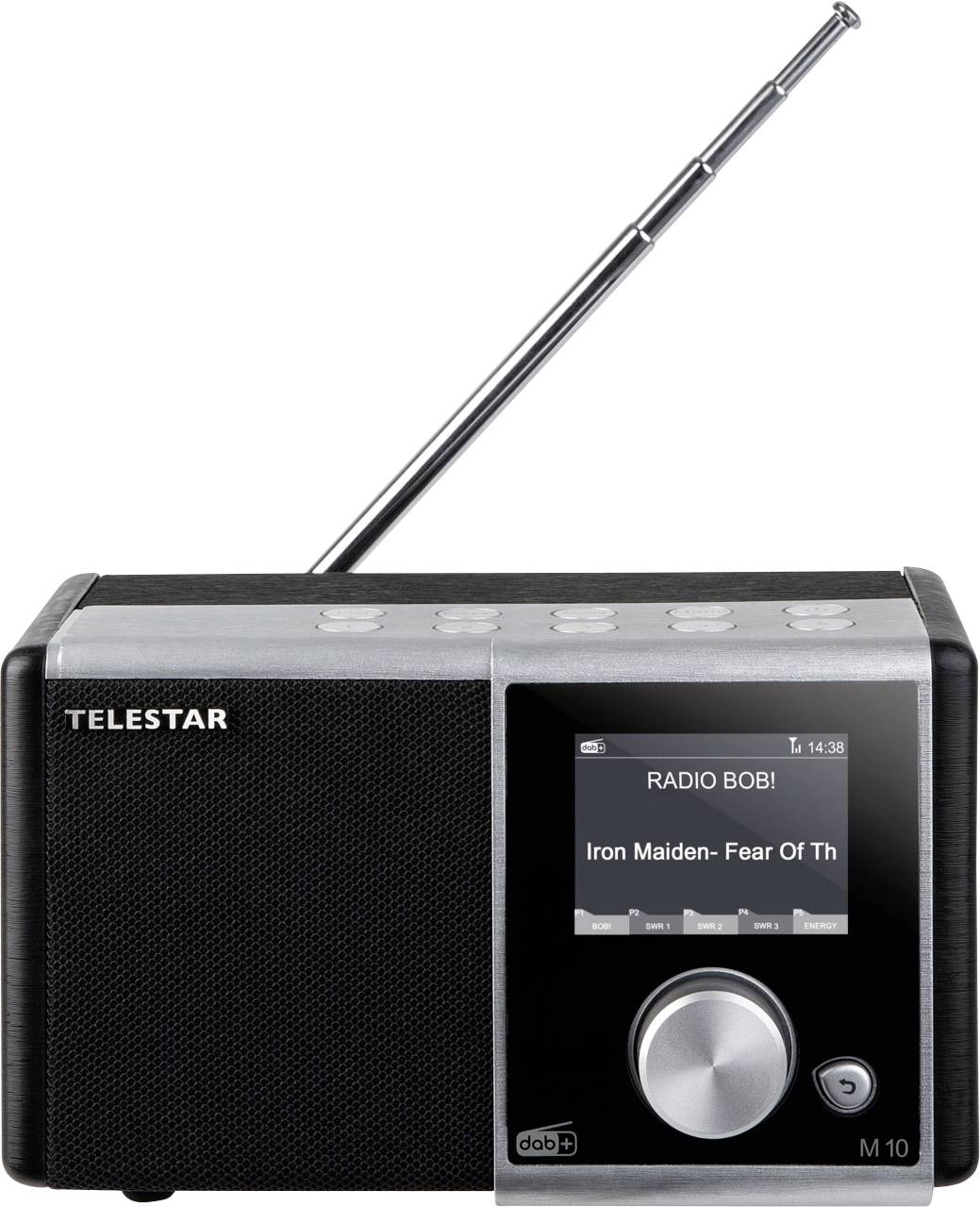 aftrekken vermomming erven Telestar DIRA M 10 Desk radio DAB+, FM AUX, USB Battery charger, Incl.  remote control, Alarm clock Black | Conrad.com