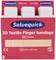A red packaging for 30 textile finger plasters by Salvequick, Ref 6496, size 120 x 20 mm.