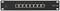 A black network patch panel with eight Ethernet ports, numbered from 1 to 8. 'CAT. 6A' is printed on the right side.