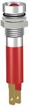 LED-signal lamp Ø8mm IP67Internal reflector head cylindrical