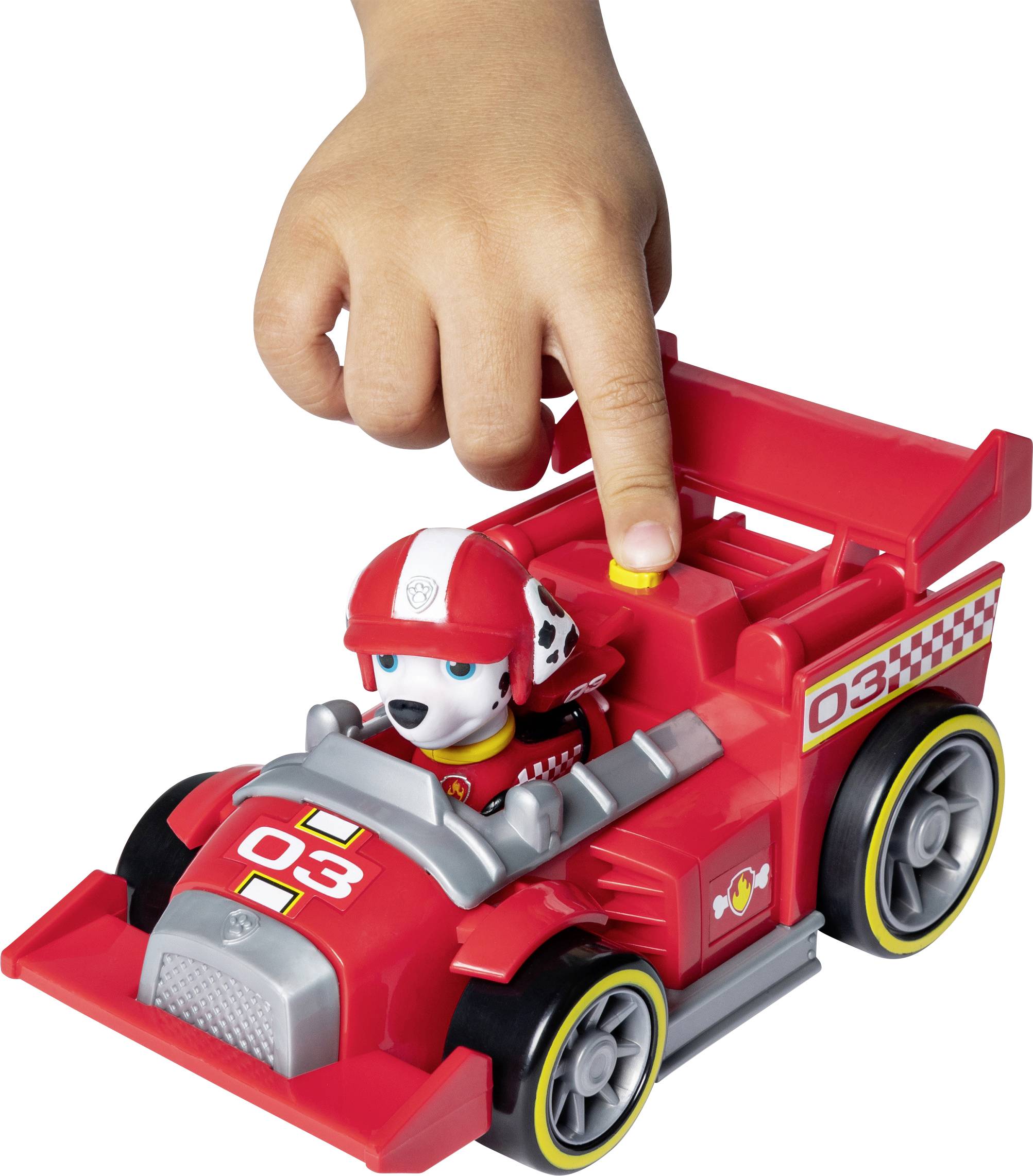 paw patrol marshall race car