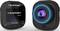 Two car cameras from Blaupunkt: on the left with a screen and control buttons, on the right with a prominent lens.